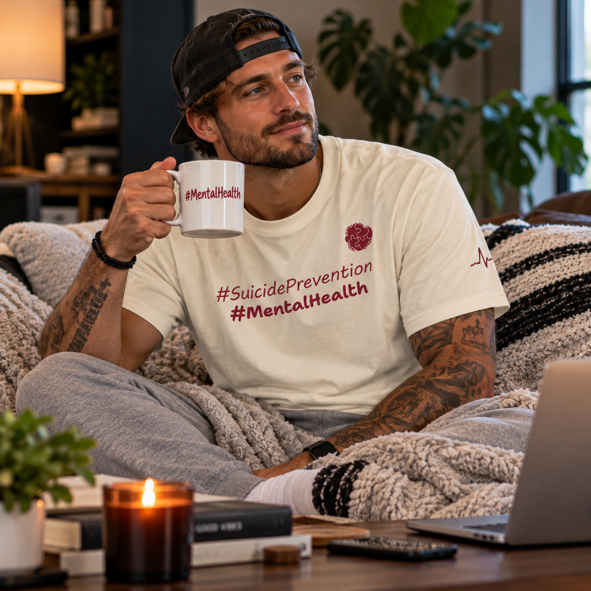Suicide Prevention Awareness Premium Unisex T-Shirt