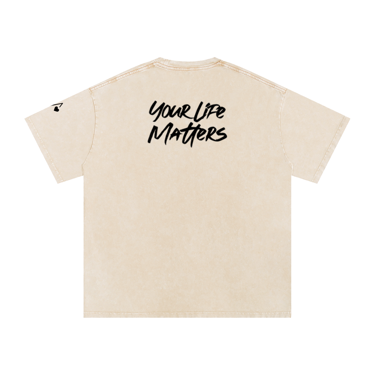 Unisex Snow Washed Oversized T-Shirt