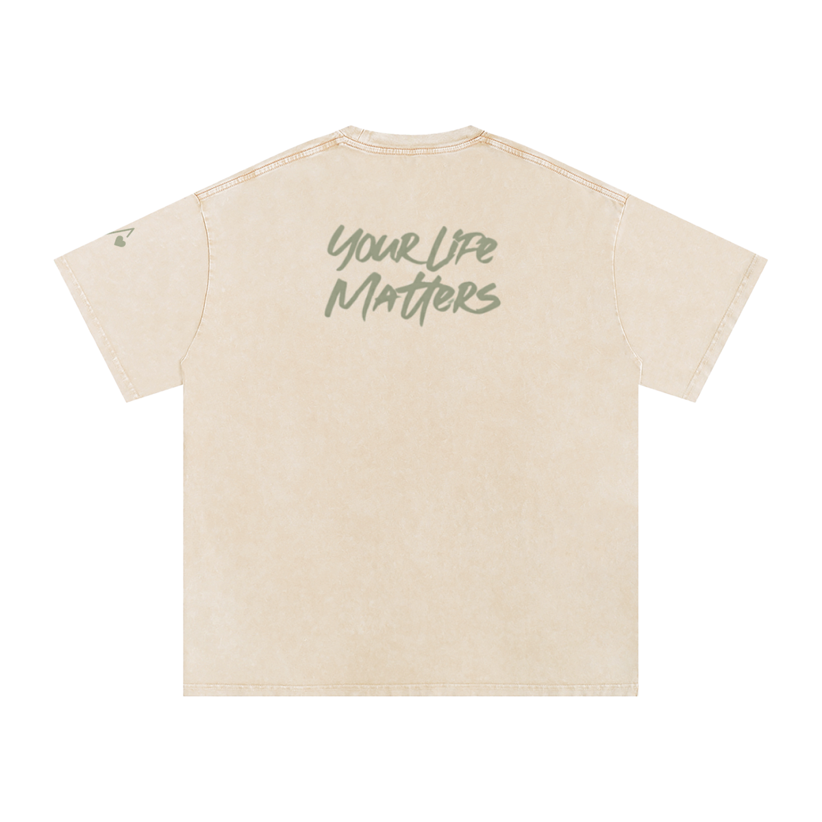 Unisex Snow Washed Oversized T-Shirt