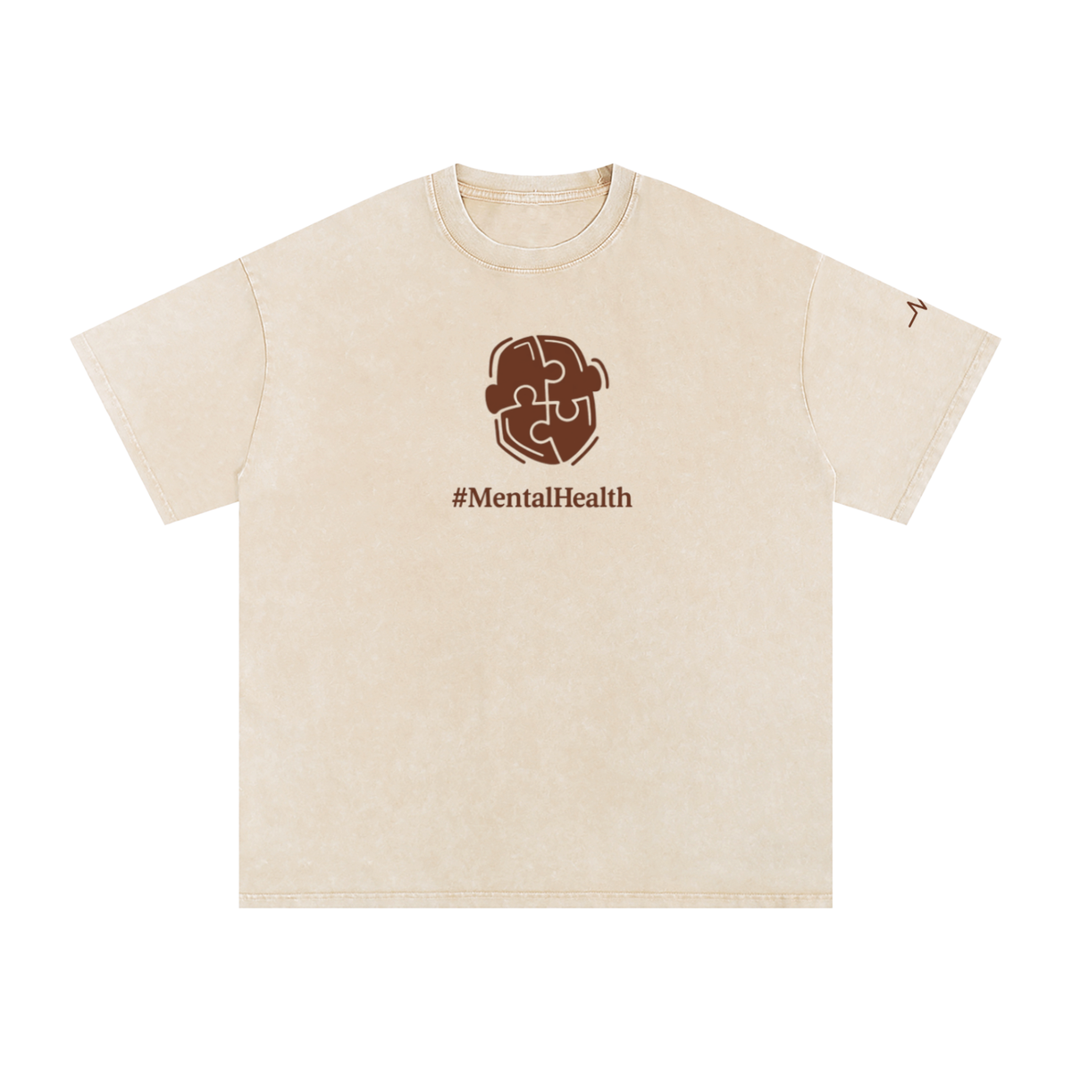 Unisex Snow Washed Oversized T-Shirt