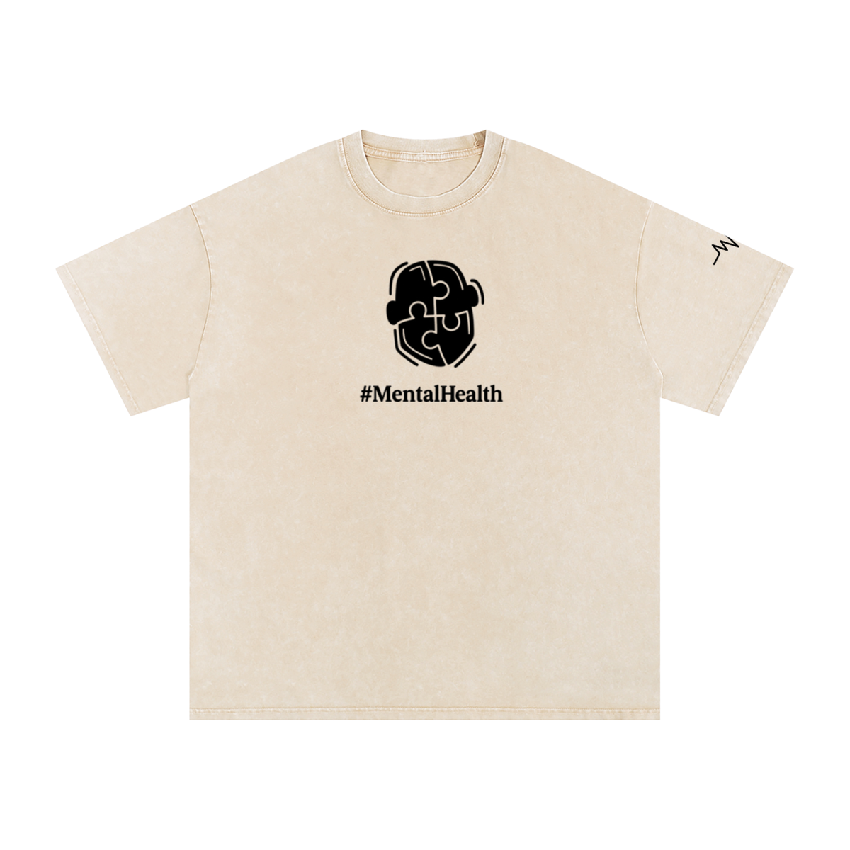 Unisex Snow Washed Oversized T-Shirt