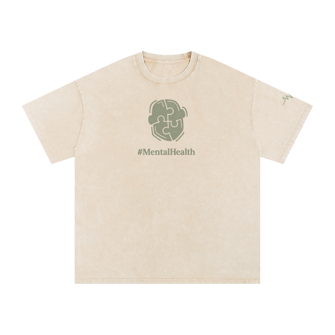 Unisex Snow Washed Oversized T-Shirt