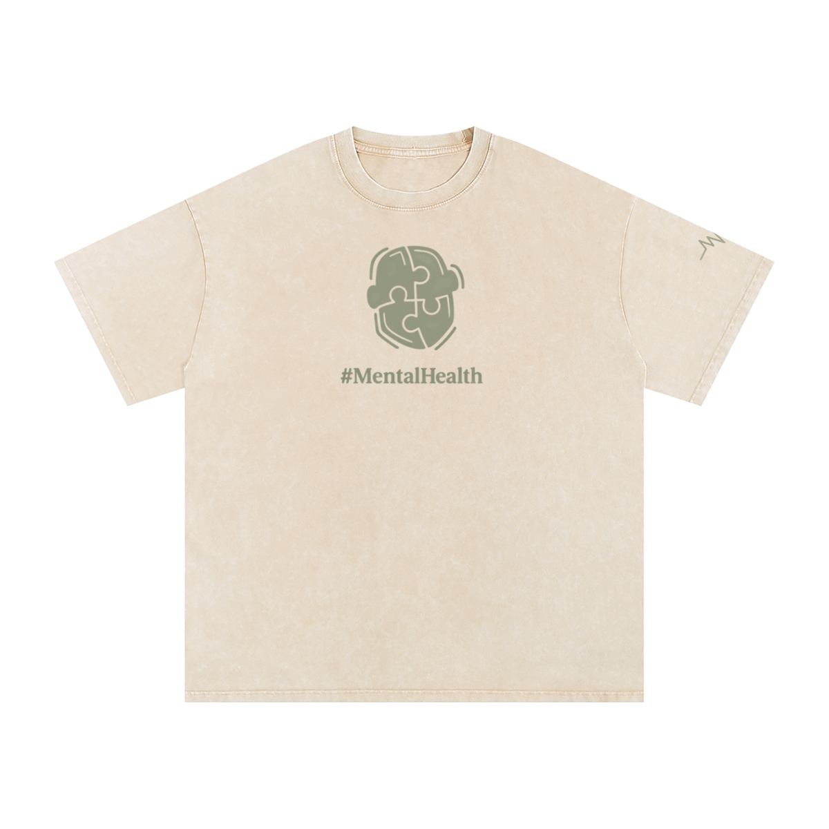 Unisex Snow Washed Oversized T-Shirt