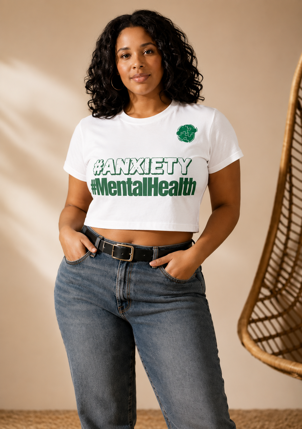 Anxiety Women’s Crop Top
