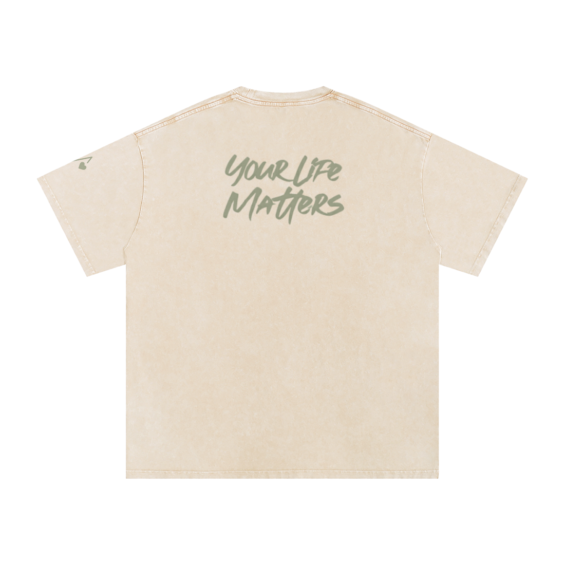 Unisex Snow Washed Oversized T-Shirt