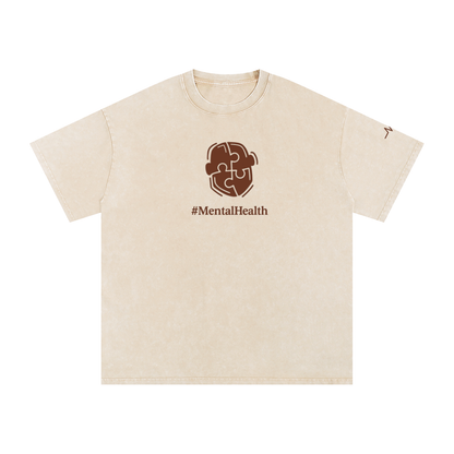 Unisex Snow Washed Oversized T-Shirt